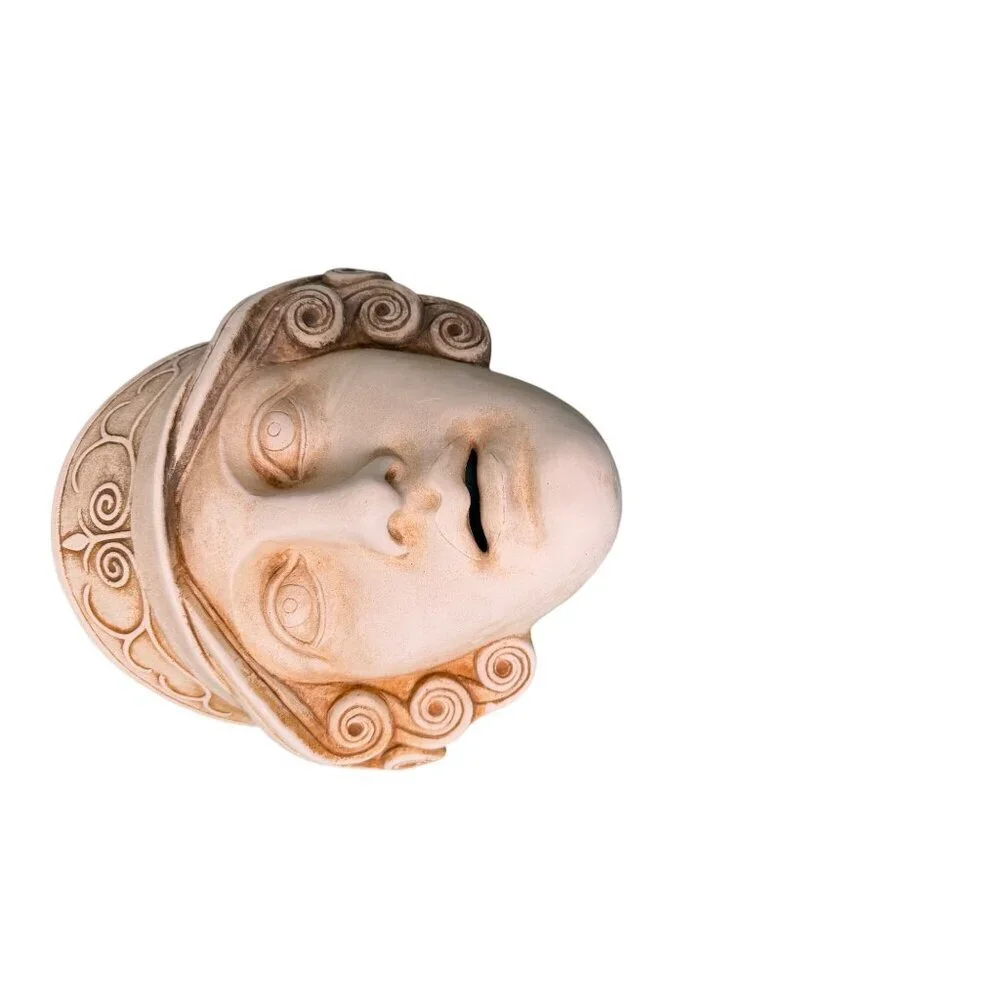 Goddess Athena Mask - Ancient Greek Theatre Casting Stone Material Large
